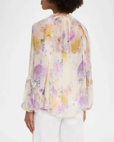 Zimmermann Luna Ruffle Billow Blouse | Thumbnail 7