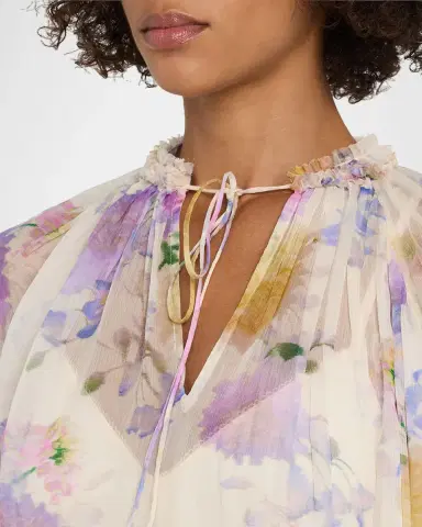 Zimmermann Luna Ruffle Billow Blouse | Thumbnail 9