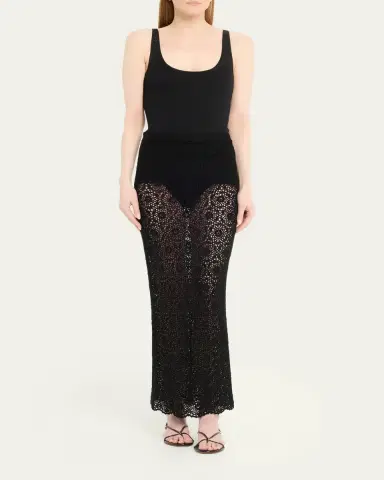 Nili Lotan Nika Knitted Maxi Skirt | Thumbnail 2 Nili Lotan Nika Knitted Maxi Skirt | Thumbnail 2