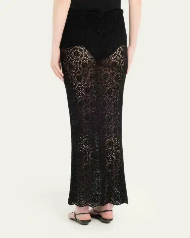 Nili Lotan Nika Knitted Maxi Skirt | Thumbnail 3 Nili Lotan Nika Knitted Maxi Skirt | Thumbnail 3