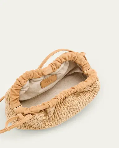 MANSUR GAVRIEL Cloud Mini Woven Raffia Clutch Bag | Thumbnail 4 MANSUR GAVRIEL Cloud Mini Woven Raffia Clutch Bag | Thumbnail 4