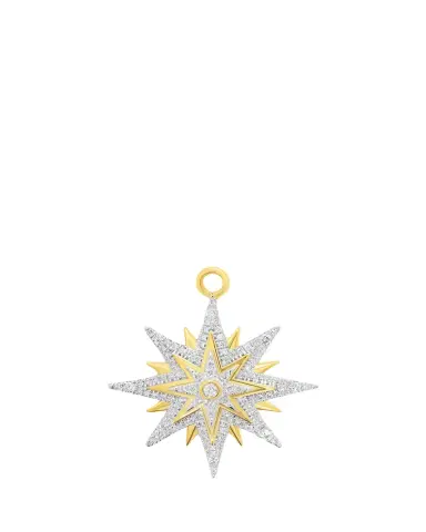 Sara Weinstock SW 18K Gold & Diamond Sunburst Charm | Thumbnail 2 Sara Weinstock SW 18K Gold & Diamond Sunburst Charm | Thumbnail 2