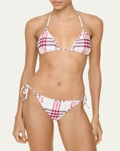 Burberry Sadie Check Bikini Top | Thumbnail 2 Burberry Sadie Check Bikini Top | Thumbnail 2