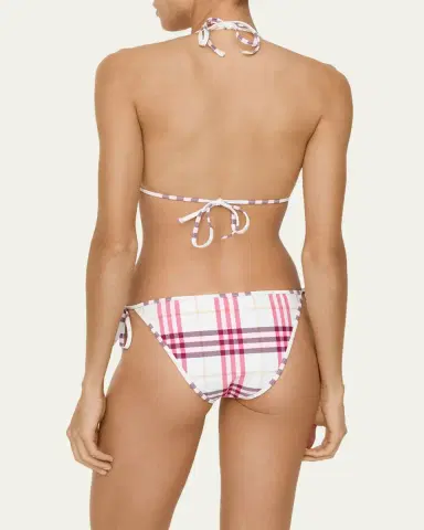 Burberry Sadie Check Bikini Top | Thumbnail 3 Burberry Sadie Check Bikini Top | Thumbnail 3