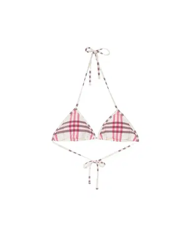 Burberry Sadie Check Bikini Top | Thumbnail 1 Burberry Sadie Check Bikini Top | Thumbnail 1