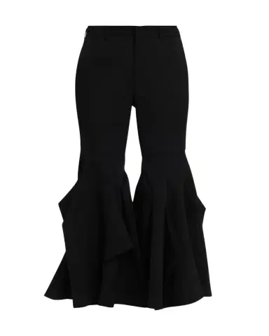 Comme des Garçons Wool Sculptural Flare Pants | Thumbnail 1 Comme des Garçons Wool Sculptural Flare Pants | Thumbnail 1