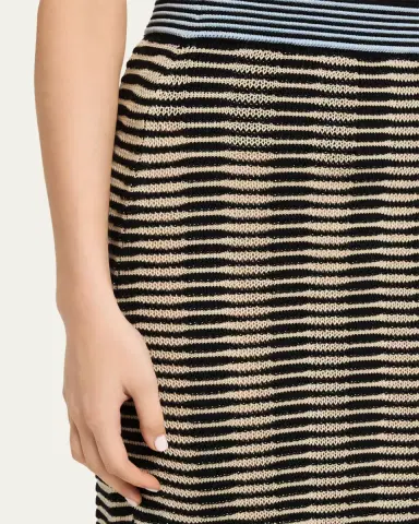 Christopher John Rogers Wave Knit Midi Pencil Skirt | Thumbnail 5