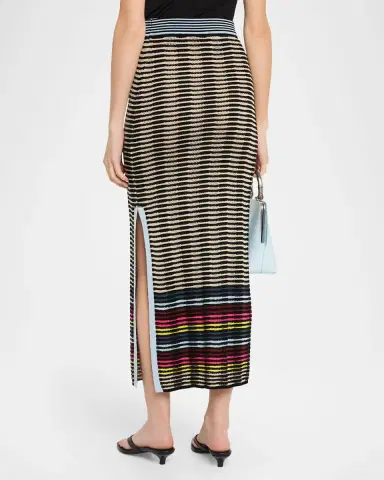 Christopher John Rogers Wave Knit Midi Pencil Skirt | Thumbnail 7
