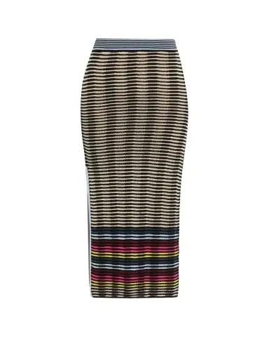 Christopher John Rogers Wave Knit Midi Pencil Skirt | Thumbnail 1