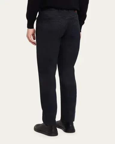 Zegna Men's Stretch Straight Leg Five-Pocket Pants | Thumbnail 3 Zegna Men's Stretch Straight Leg Five-Pocket Pants | Thumbnail 3