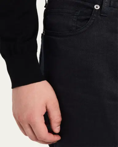 Zegna Men's Stretch Straight Leg Five-Pocket Pants | Thumbnail 5 Zegna Men's Stretch Straight Leg Five-Pocket Pants | Thumbnail 5