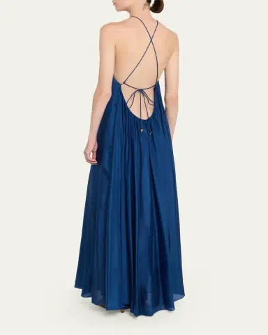 Zimmermann Aster Gathered Bead Maxi Dress | Thumbnail 3