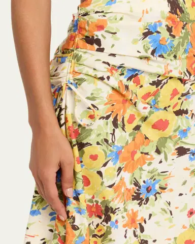 A.L.C. Naomi Floral Draped Midi Skirt | Thumbnail 5