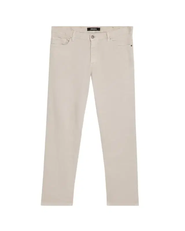 ZEGNA Men's Stretch Straight Leg Five-Pocket Pants