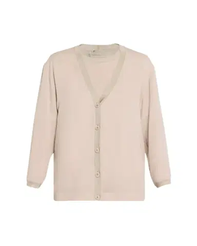 Giorgio Armani Silk V-Neck Cardigan | Thumbnail 1