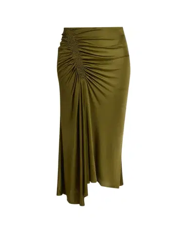 Proenza Schouler Naia Ruched Midi Skirt | Thumbnail 1