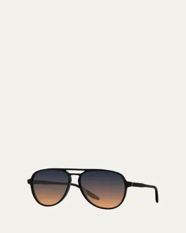 BARTON PERREIRA Hartmann 55mm Acetate Aviator Sunglasses | Thumbnail 2 BARTON PERREIRA Hartmann 55mm Acetate Aviator Sunglasses | Thumbnail 2