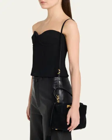 Balenciaga Rodeo Mini Suede Top-Handle Bag | Thumbnail 2 Balenciaga Rodeo Mini Suede Top-Handle Bag | Thumbnail 2