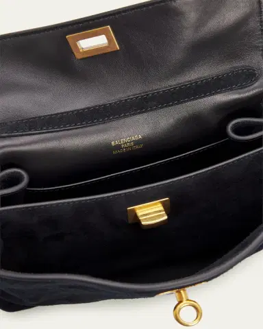 Balenciaga Rodeo Mini Suede Top-Handle Bag | Thumbnail 4 Balenciaga Rodeo Mini Suede Top-Handle Bag | Thumbnail 4
