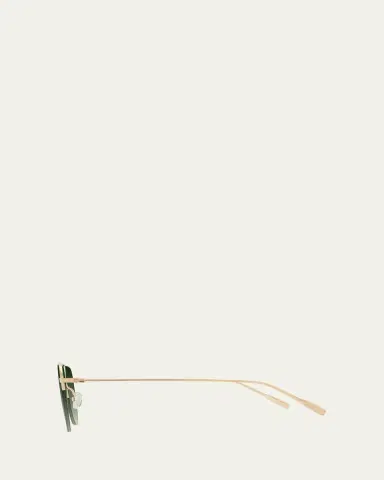 BARTON PERREIRA McNair 55mm Titanium Aviator Sunglasses | Thumbnail 3