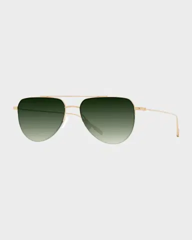 BARTON PERREIRA McNair 55mm Titanium Aviator Sunglasses | Thumbnail 4