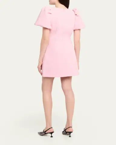 Rebecca Vallance Harlynn Scalloped Diamante-Trim Mini Dress | Thumbnail 3 Rebecca Vallance Harlynn Scalloped Diamante-Trim Mini Dress | Thumbnail 3