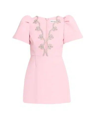Rebecca Vallance Harlynn Scalloped Diamante-Trim Mini Dress | Thumbnail 1 Rebecca Vallance Harlynn Scalloped Diamante-Trim Mini Dress | Thumbnail 1