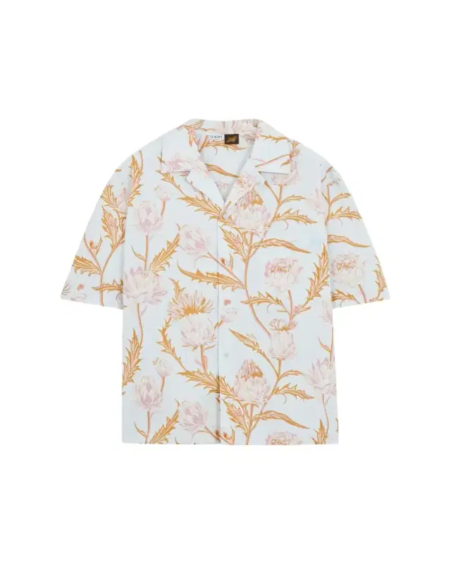 Loewe x Paula's Ibiza Men's Artichoke-Print Short-Sleeve Shirt