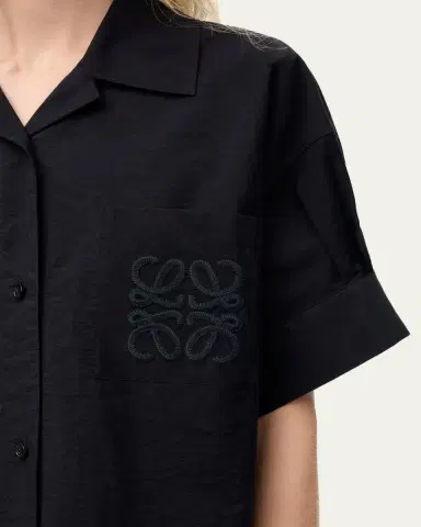 Loewe x Paula's Ibiza Anagram Short-Sleeve Button-Down Shirt | Thumbnail 5 Loewe x Paula's Ibiza Anagram Short-Sleeve Button-Down Shirt | Thumbnail 5