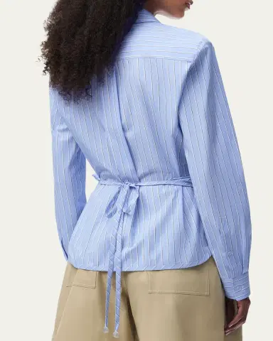 Loewe x Paula's Ibiza Striped Cotton Button-Down Wrap Shirt | Thumbnail 3 Loewe x Paula's Ibiza Striped Cotton Button-Down Wrap Shirt | Thumbnail 3