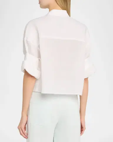 TWP Next Ex Cropped Shirt | Thumbnail 2 TWP Next Ex Cropped Shirt | Thumbnail 2