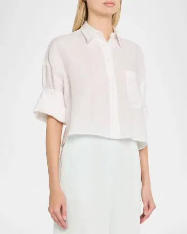 TWP Next Ex Cropped Shirt | Thumbnail 3 TWP Next Ex Cropped Shirt | Thumbnail 3