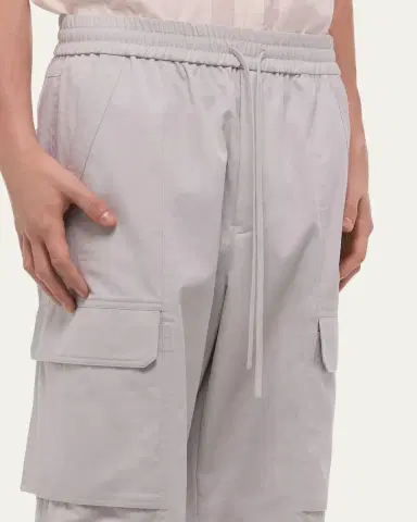 Helmut Lang Men's Utility Straight Leg Pull-On Pants | Thumbnail 5 Helmut Lang Men's Utility Straight Leg Pull-On Pants | Thumbnail 5