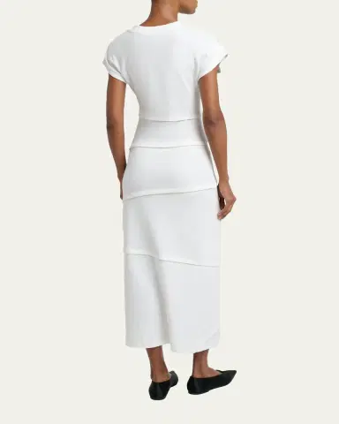 Proenza Schouler Hilma Cap-Sleeve Column Dress | Thumbnail 8 Proenza Schouler Hilma Cap-Sleeve Column Dress | Thumbnail 8