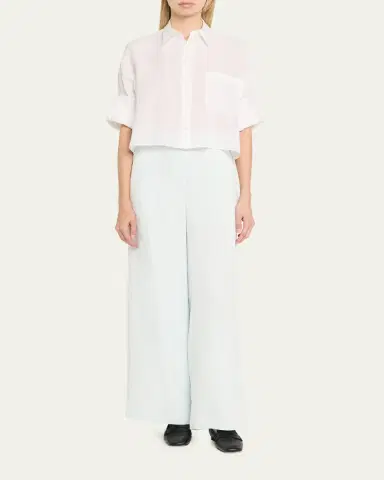 TWP Dylan Pants in Coated Viscose Linen | Thumbnail 2