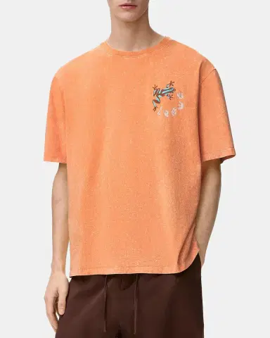 Loewe x Paula's Ibiza Men's Embroidered Frog T-Shirt | Thumbnail 4