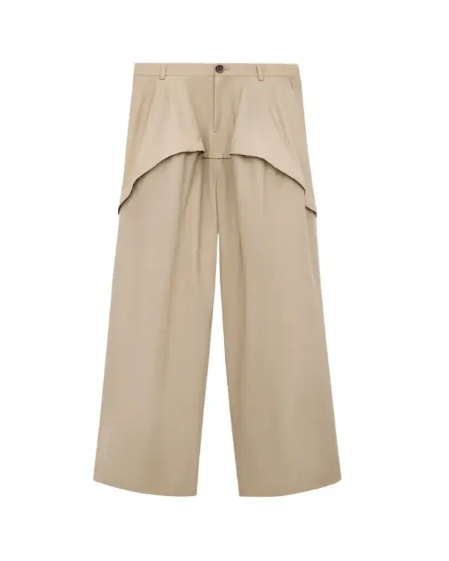 x Paula's Ibiza Layered Yoke Wide-Leg Trousers