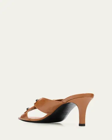 Balenciaga 70mm City Arena Leather Mule Sandals | Thumbnail 4 Balenciaga 70mm City Arena Leather Mule Sandals | Thumbnail 4