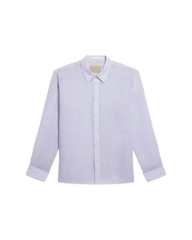 Helmut Lang Men's Relaxed Fit Linen Button-Down Shirt | Thumbnail 1 Helmut Lang Men's Relaxed Fit Linen Button-Down Shirt | Thumbnail 1