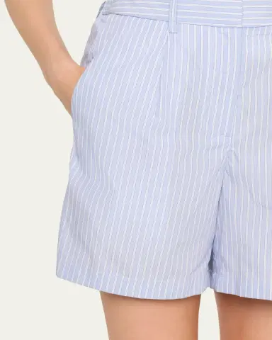 TWP Henry St Shorts in Spaced Shirt Striping | Thumbnail 5 TWP Henry St Shorts in Spaced Shirt Striping | Thumbnail 5