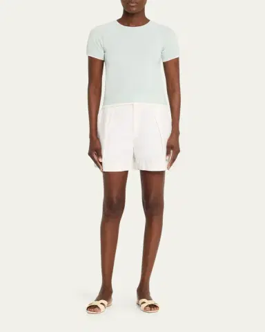 Vince Short-Sleeve Double-Layer Tee | Thumbnail 2 Vince Short-Sleeve Double-Layer Tee | Thumbnail 2