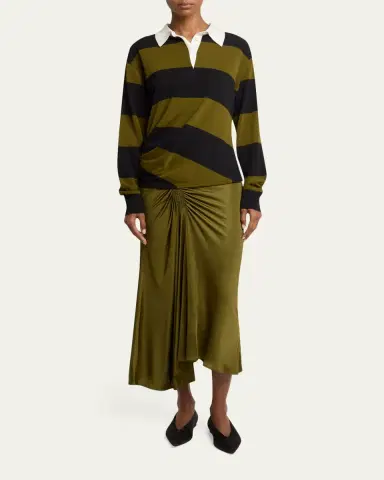 Proenza Schouler Corinna Collared Long-Sleeve Top | Thumbnail 2 Proenza Schouler Corinna Collared Long-Sleeve Top | Thumbnail 2