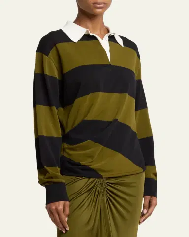 Proenza Schouler Corinna Collared Long-Sleeve Top | Thumbnail 4 Proenza Schouler Corinna Collared Long-Sleeve Top | Thumbnail 4