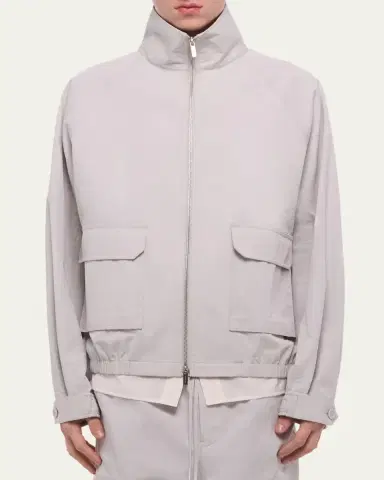 Helmut Lang Men's Utility Cropped Parka Jacket | Thumbnail 4