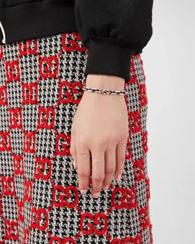 Gucci Interlock G Sterling Silver Bracelet | Thumbnail 2