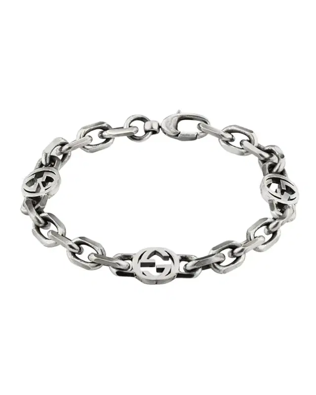 Interlock G Sterling Silver Bracelet Interlock G Sterling Silver Bracelet