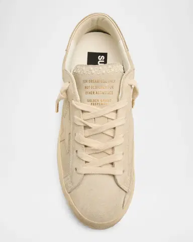 Golden Goose Super-Star Suede Metallic Leather Low-Top Sneakers | Thumbnail 6 Golden Goose Super-Star Suede Metallic Leather Low-Top Sneakers | Thumbnail 6