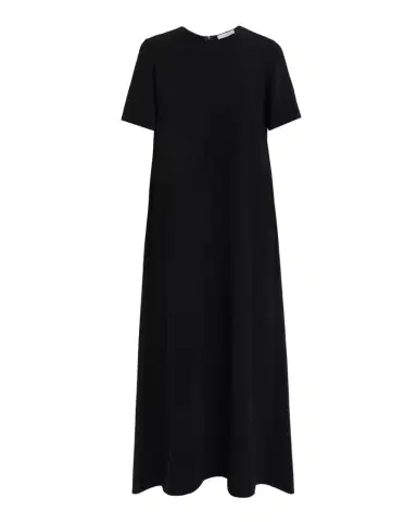 The Row Robi Short-Sleeve Cady Maxi Dress | Thumbnail 1 The Row Robi Short-Sleeve Cady Maxi Dress | Thumbnail 1