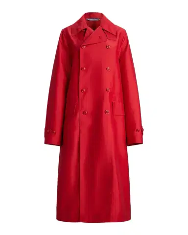 Ralph Lauren Collection Raquel Silk-Blend Trench Coat | Thumbnail 1