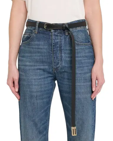 Victoria Beckham Dorian Soft Leather Belt | Thumbnail 1 Victoria Beckham Dorian Soft Leather Belt | Thumbnail 1